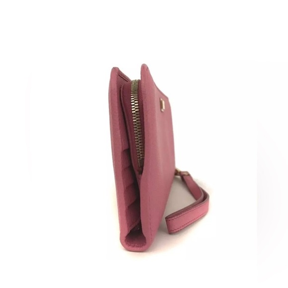 Dolce & Gabbana logo plate leather long bifold wallet/wristlet - Picture 6 of 12